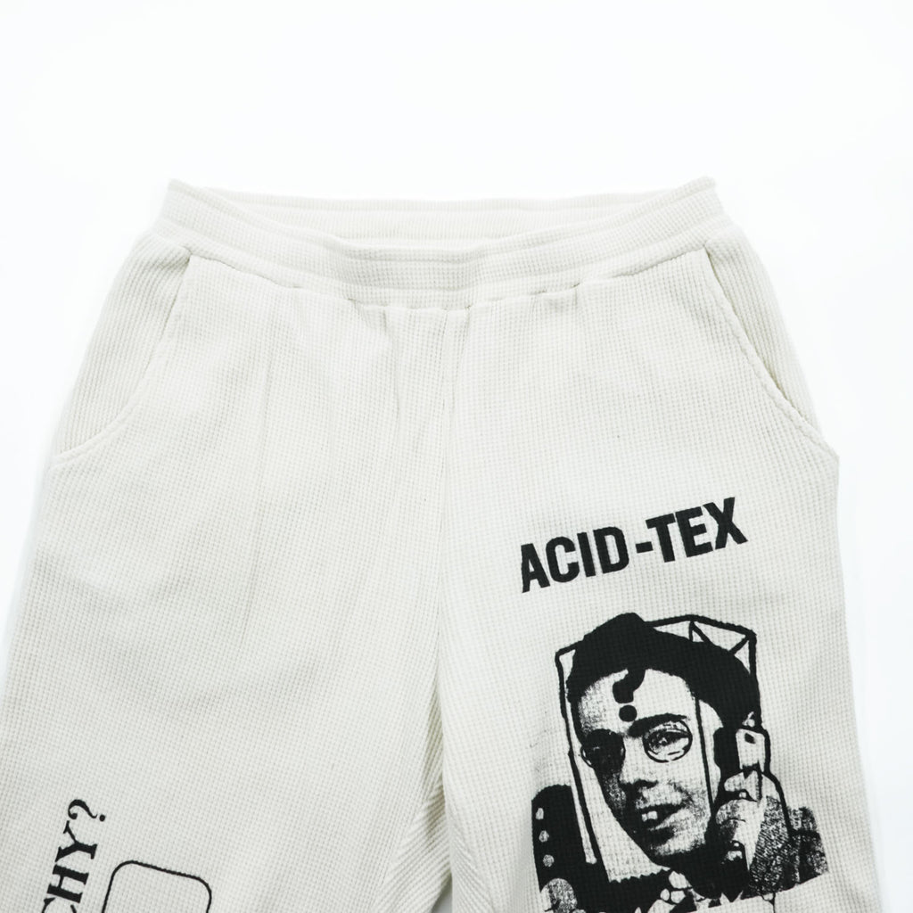 BlackWeirdos 日本製 サーマル イージーパンツ スウェットパンツ M ワッフル 24AW-SW06