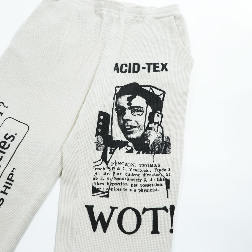BlackWeirdos 日本製 サーマル イージーパンツ スウェットパンツ M ワッフル 24AW-SW06
