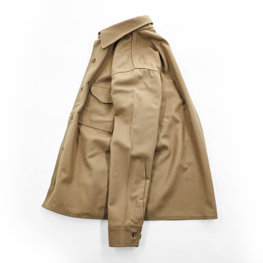 FILSON マッキーノ ウール シャツジャケット 長袖シャツ XL ベージュ キャメル 100%ヴァージンウール ダブル フラップ 胸ポケット