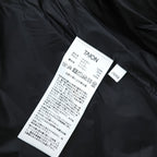 TAION City Line Men's Quilted Down Gilet Vest Black Size M V Neck Snap Button