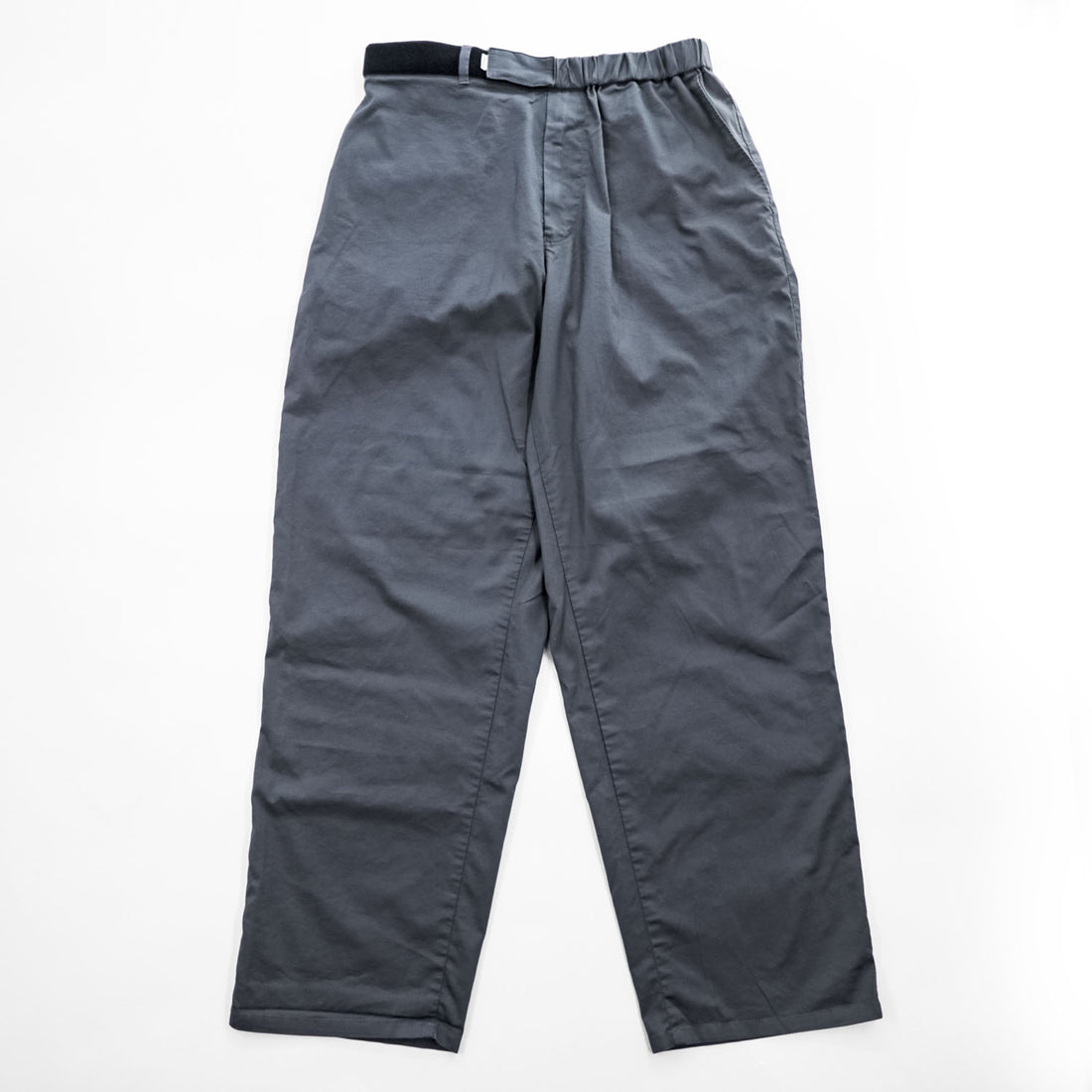 Graphpaper 日本製 ソロテックス ツイル ワイドテーパード シェフパンツ イージーパンツ S グレー ワイド Solotex Twill Wide Tapered Chef Pants GM243-40326B