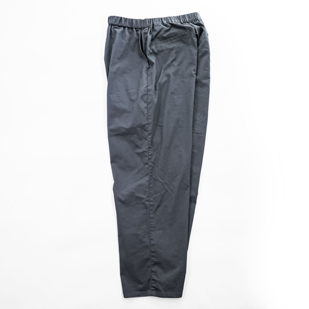 Graphpaper 日本製 ソロテックス ツイル ワイドテーパード シェフパンツ イージーパンツ S グレー ワイド Solotex Twill Wide Tapered Chef Pants GM243-40326B