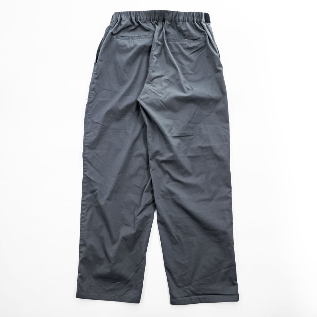 Graphpaper 日本製 ソロテックス ツイル ワイドテーパード シェフパンツ イージーパンツ S グレー ワイド Solotex Twill Wide Tapered Chef Pants GM243-40326B
