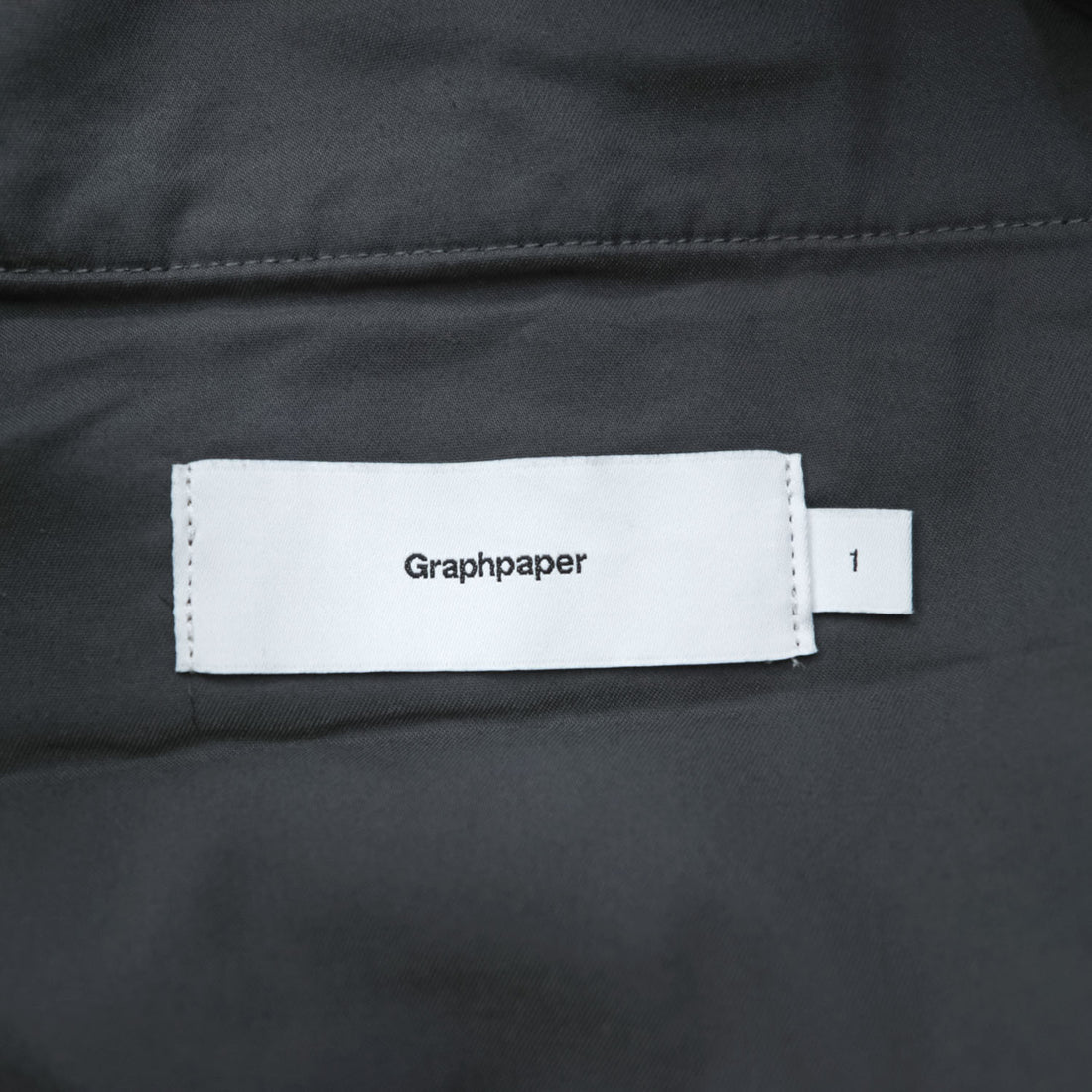 Graphpaper 日本製 ソロテックス ツイル ワイドテーパード シェフパンツ イージーパンツ S グレー ワイド Solotex Twill Wide Tapered Chef Pants GM243-40326B