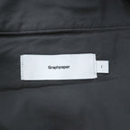 Graphpaper 日本製 ソロテックス ツイル ワイドテーパード シェフパンツ イージーパンツ S グレー ワイド Solotex Twill Wide Tapered Chef Pants GM243-40326B