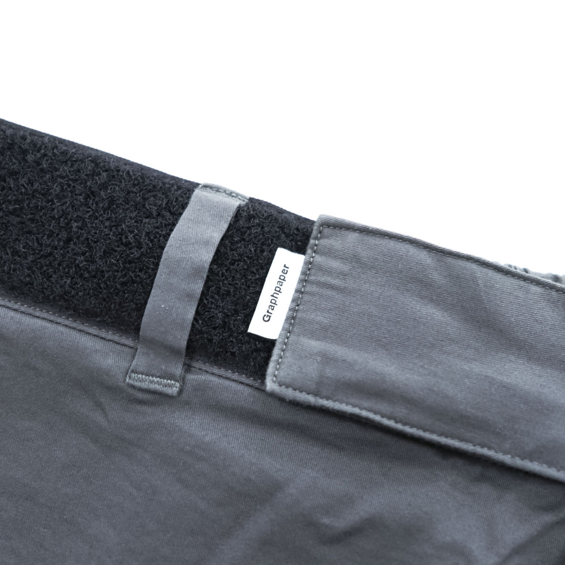 Graphpaper 日本製 ソロテックス ツイル ワイドテーパード シェフパンツ イージーパンツ S グレー ワイド Solotex Twill Wide Tapered Chef Pants GM243-40326B