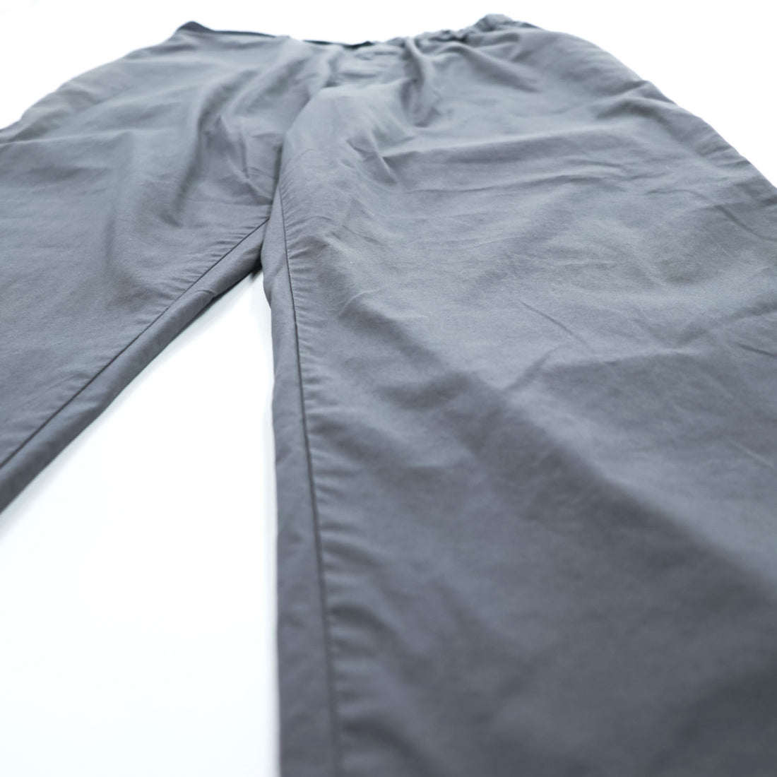 Graphpaper 日本製 ソロテックス ツイル ワイドテーパード シェフパンツ イージーパンツ S グレー ワイド Solotex Twill Wide Tapered Chef Pants GM243-40326B