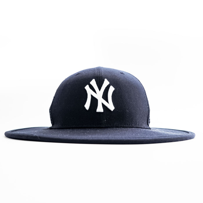 NEW ERA ロングブリムハット Fitted Long Brim Hat ニューヨーク・ヤンキース 59FIFTY Trucker ネイビー