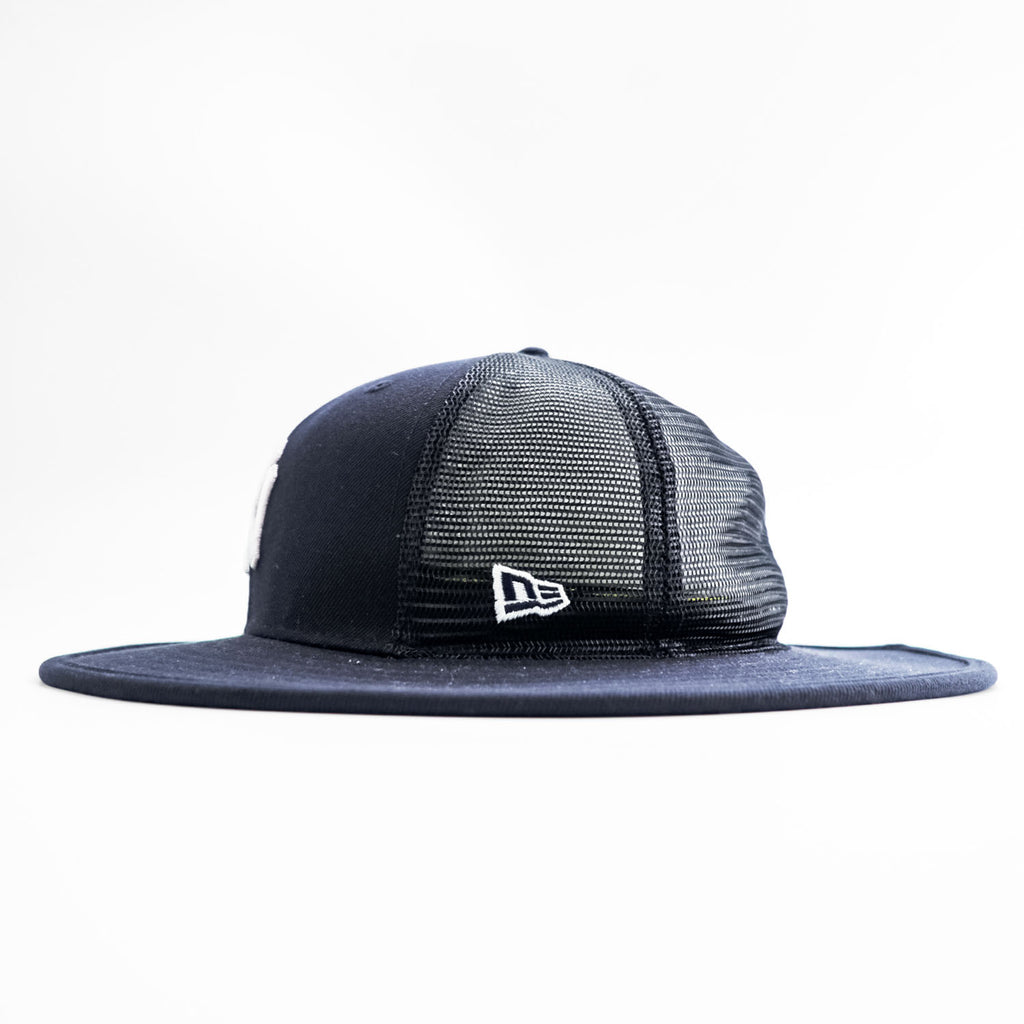 NEW ERA ロングブリムハット Fitted Long Brim Hat ニューヨーク・ヤンキース 59FIFTY Trucker ネイビー