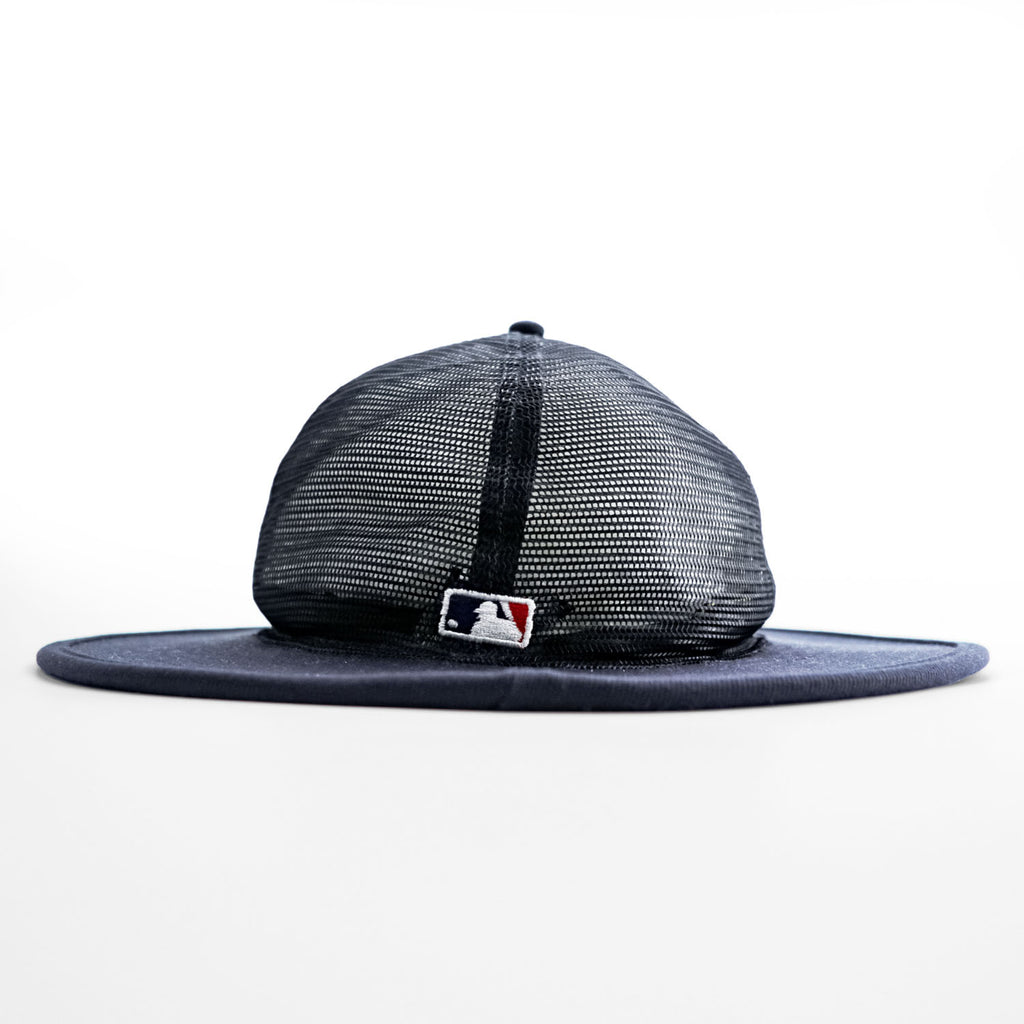 NEW ERA ロングブリムハット Fitted Long Brim Hat ニューヨーク・ヤンキース 59FIFTY Trucker ネイビー