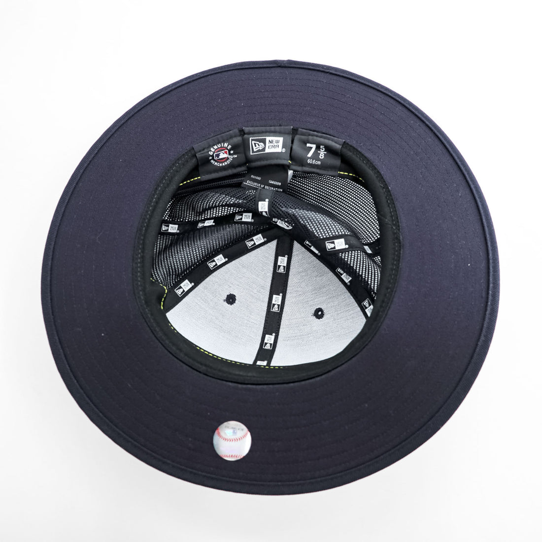 NEW ERA ロングブリムハット Fitted Long Brim Hat ニューヨーク・ヤンキース 59FIFTY Trucker ネイビー
