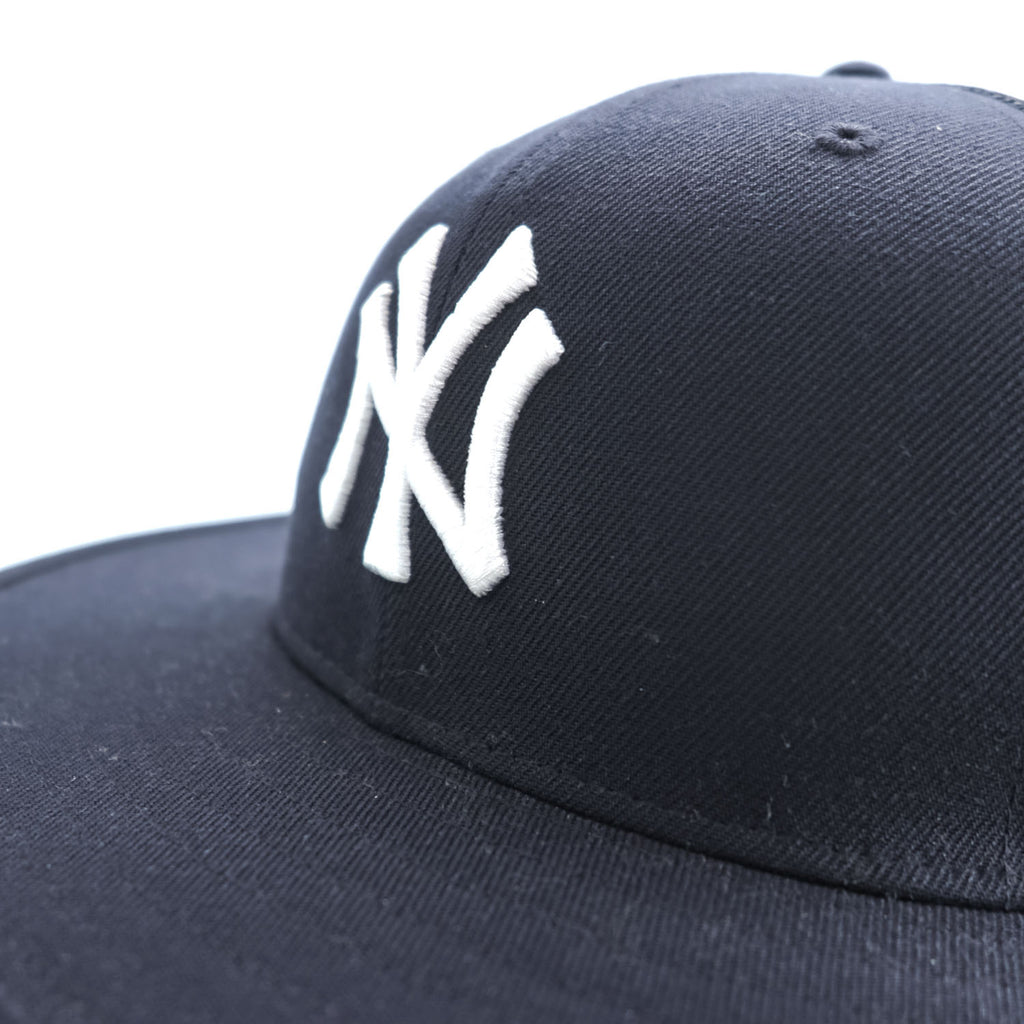 NEW ERA ロングブリムハット Fitted Long Brim Hat ニューヨーク・ヤンキース 59FIFTY Trucker ネイビー