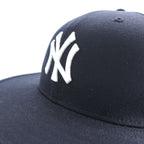 NEW ERA ロングブリムハット Fitted Long Brim Hat ニューヨーク・ヤンキース 59FIFTY Trucker ネイビー
