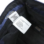 Brooks Brothers ワイド 2タック コーデュロイパンツ スラックス ELLIOT L ネイビー プリーツ ダブルカフス