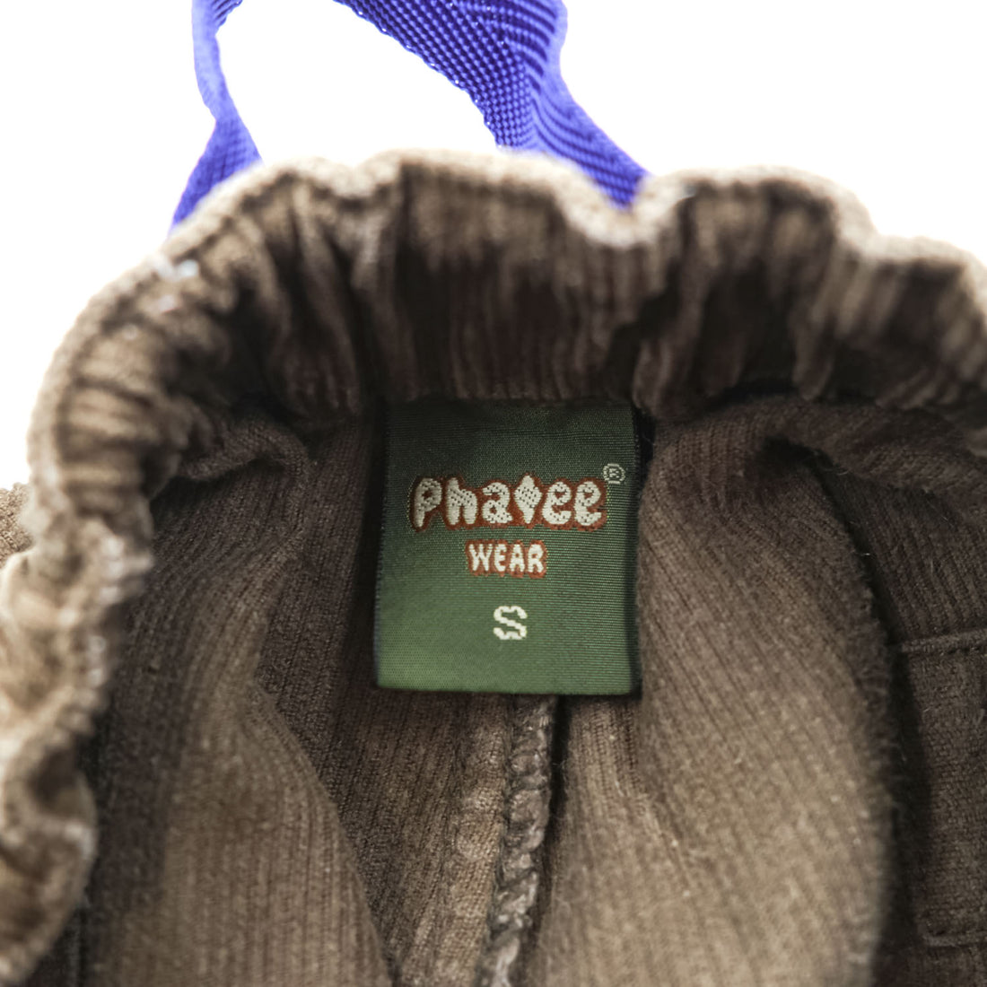 Phatee ヘンプ コットン コーデュロイ イージーパンツ S ブラウン VENUE PANT アウトドア