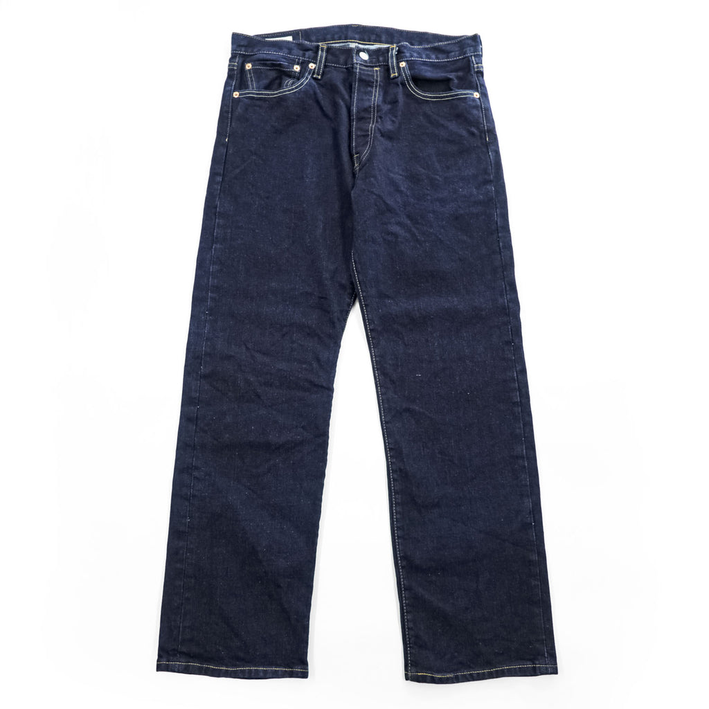 Levi's 501 ビッグE リジッド デニムパンツ ジーンズ 34 x 30 レザーパッチ ボタンフライ 00501-0115