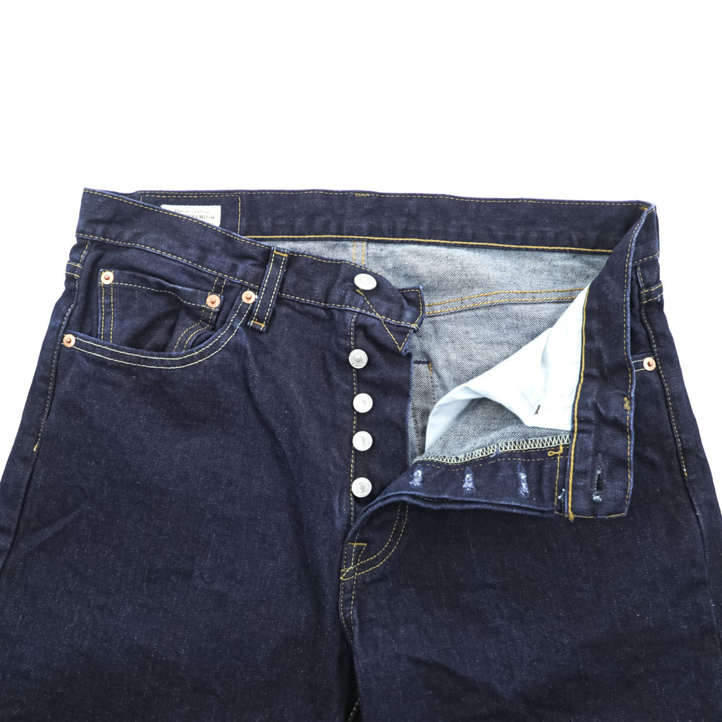 Levi's 501 ビッグE リジッド デニムパンツ ジーンズ 34 x 30 レザーパッチ ボタンフライ 00501-0115