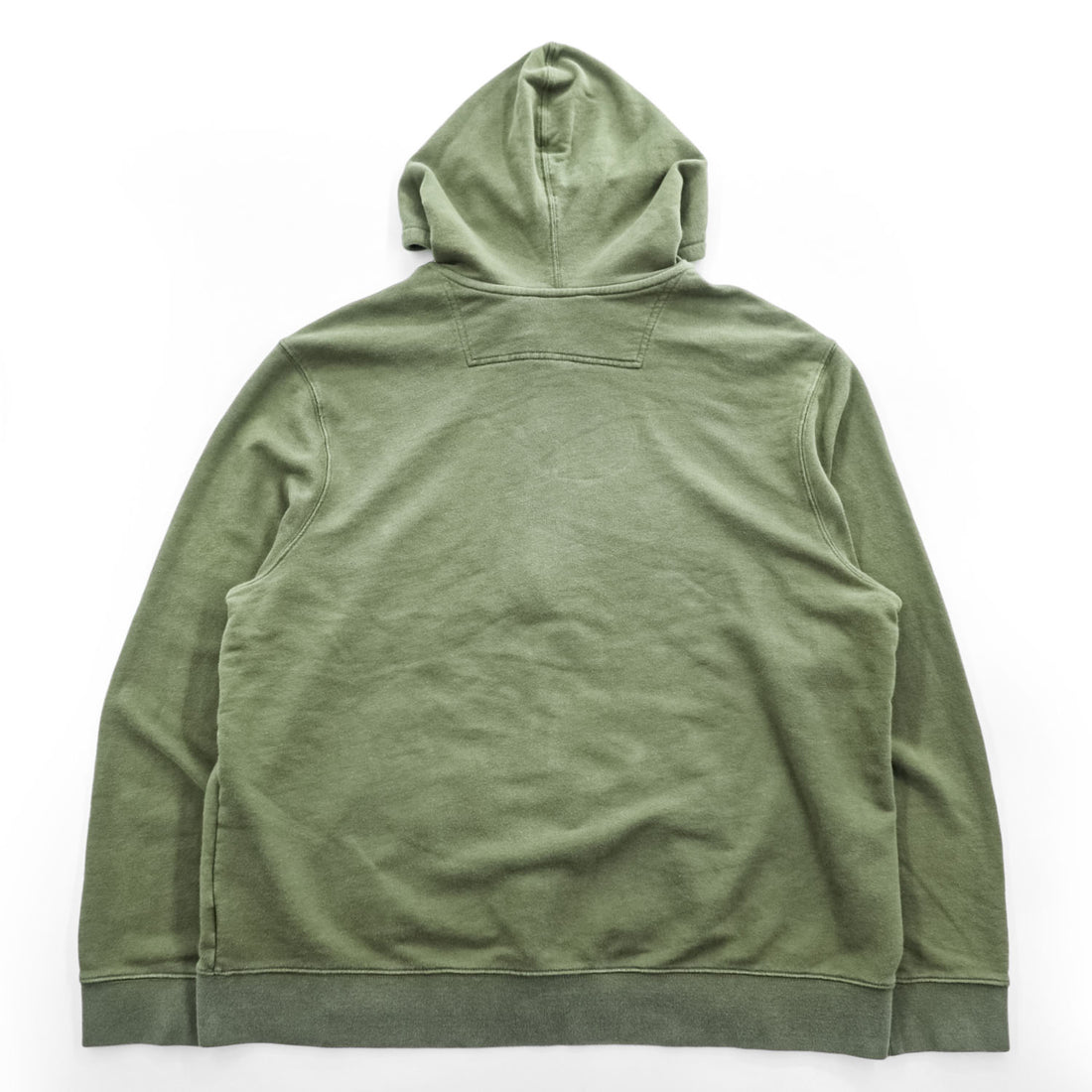 L.L.Bean ジップパーカー XL カーキ グリーン SLIGHTLY FITTED フロントポケット 501147