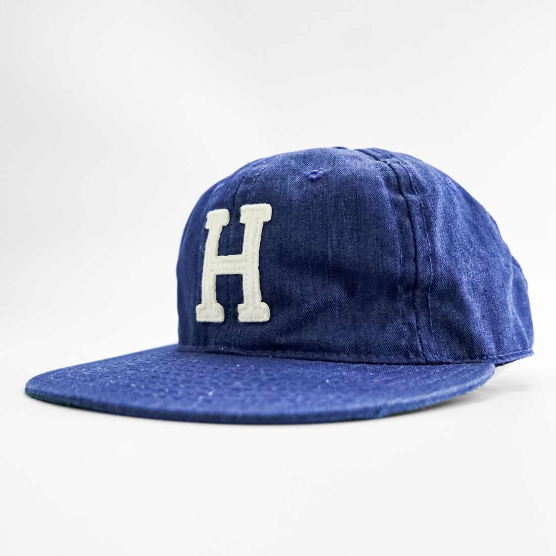 EBBETS FIELD FLANNELS Hワッペン USA製 ベースボールキャップ レザー アジャスターベルト