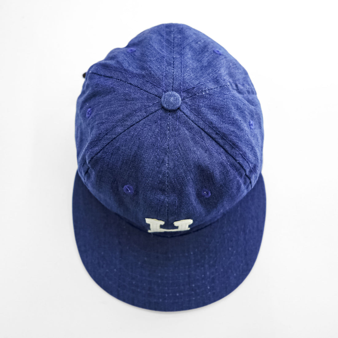 EBBETS FIELD FLANNELS Hワッペン USA製 ベースボールキャップ レザー アジャスターベルト