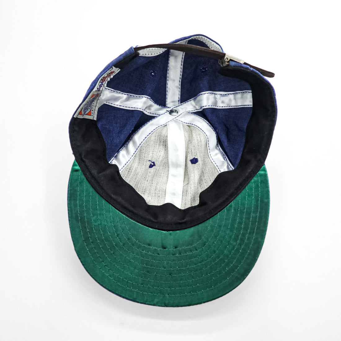 EBBETS FIELD FLANNELS Hワッペン USA製 ベースボールキャップ レザー アジャスターベルト