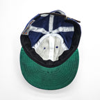 EBBETS FIELD FLANNELS Hワッペン USA製 ベースボールキャップ レザー アジャスターベルト