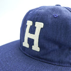 EBBETS FIELD FLANNELS Hワッペン USA製 ベースボールキャップ レザー アジャスターベルト