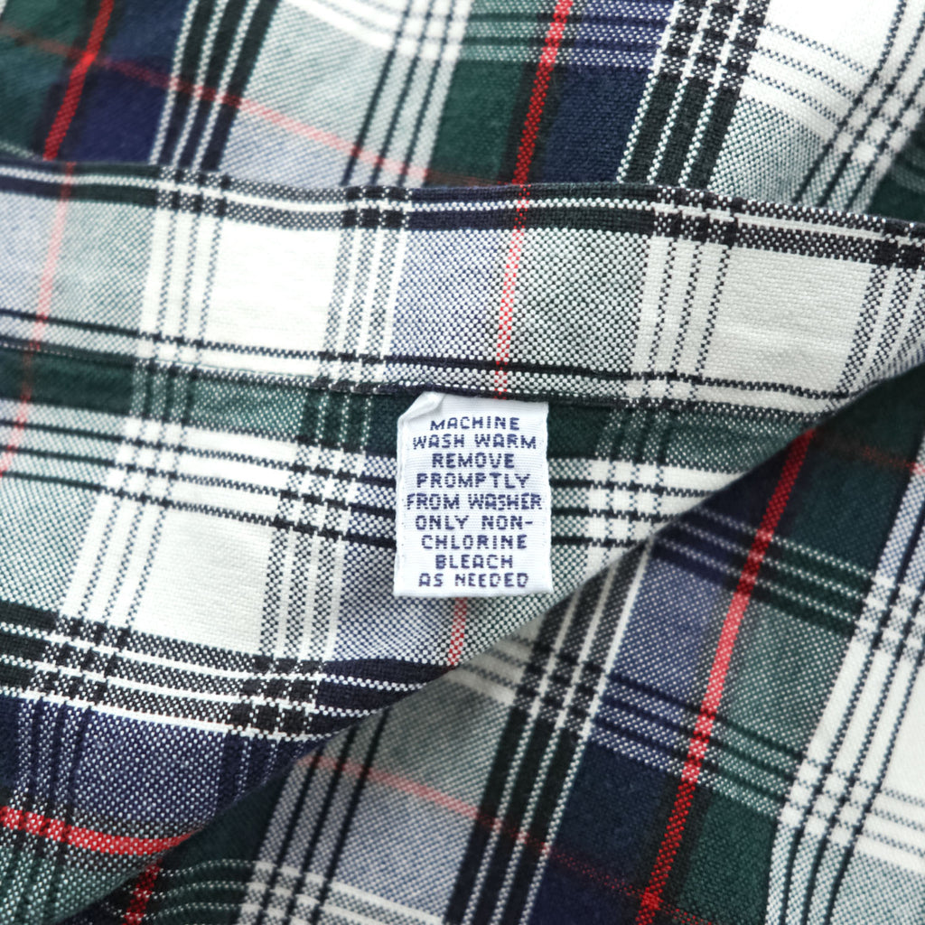 Ralph Lauren 90年代 ヴィンテージ 長袖 チェックシャツ BLAIRE L ネイビー ボタンダウン 胸ポケット スモールポニー ロゴ 刺繍