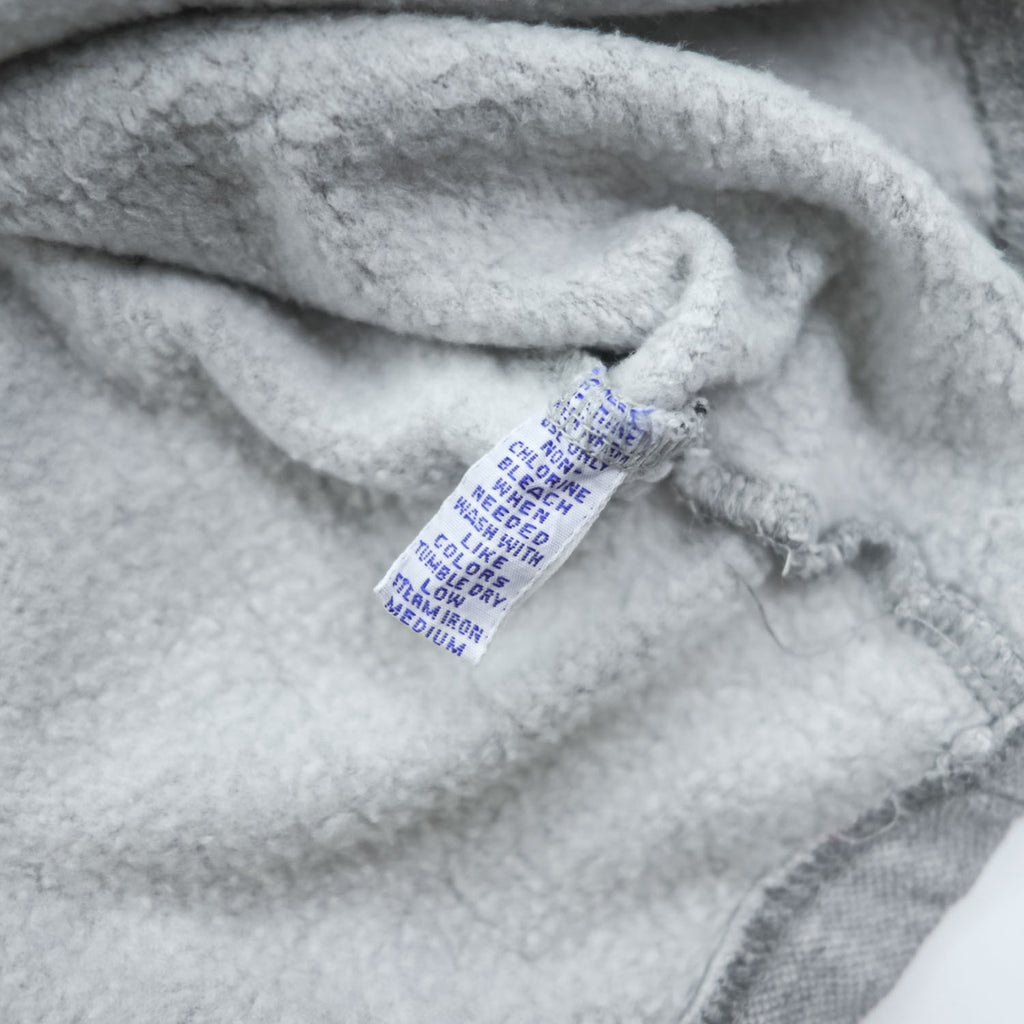 Polo Ralph Lauren 90年代 ヴィンテージ 鹿の子 タートルネック スウェット トレーナー XL グレー 裏起毛 スモールポニー ロゴ 刺繍