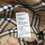 BURBERRY イタリア製 現行タグ 長袖 ボタンダウンシャツ M ベージュ ノバチェック BA-0025-2000 未使用品