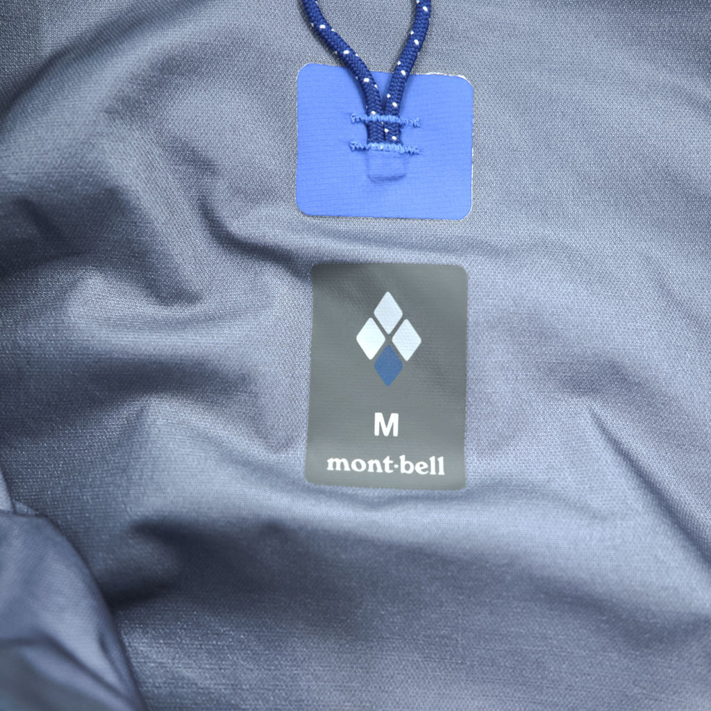 mont-bell テンペストジャケット Tempest Jacket ゴアテックス GORE-TEX 防水 マウンテンパーカー シェル レインジャケット M ブルー ドローコード 止水ジップ 1128721