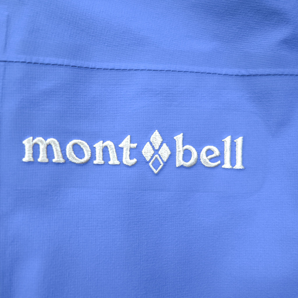 mont-bell テンペストジャケット Tempest Jacket ゴアテックス GORE-TEX 防水 マウンテンパーカー シェル レインジャケット M ブルー ドローコード 止水ジップ 1128721