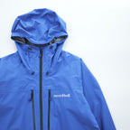mont-bell テンペストジャケット Tempest Jacket ゴアテックス GORE-TEX 防水 マウンテンパーカー シェル レインジャケット M ブルー ドローコード 止水ジップ 1128721