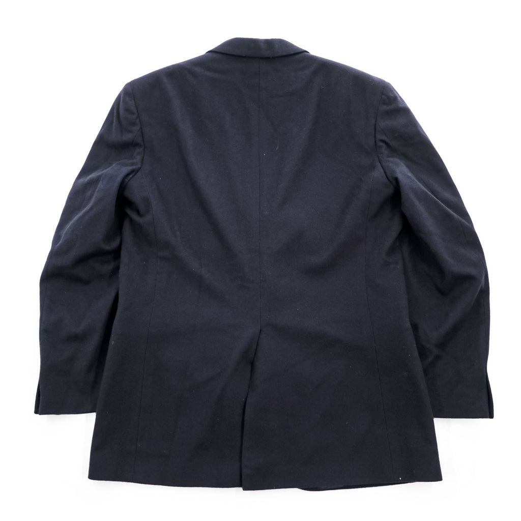 90年代 USA製 ヴィンテージ 100%カシミヤ テーラードジャケット ブレザー L ネイビー  2B macy's men's store CLUB ROOM