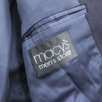90年代 USA製 ヴィンテージ 100%カシミヤ テーラードジャケット ブレザー L ネイビー  2B macy's men's store CLUB ROOM