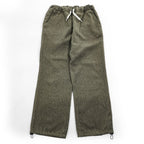 Remi Relief The Golden State Tweed Look Wide Leg Drawstring Pants Olive Gray S Japan