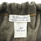 Remi Relief The Golden State Tweed Look Wide Leg Drawstring Pants Olive Gray S Japan