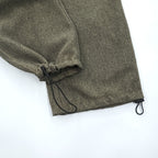 Remi Relief The Golden State Tweed Look Wide Leg Drawstring Pants Olive Gray S Japan