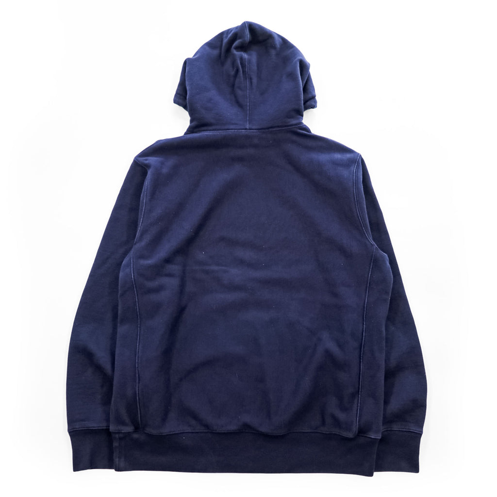 J.CREW プルオーバー パーカー L ネイビー 裏起毛 ヘビーウェイト リバースウィーブ カンガルーポケット BJ353