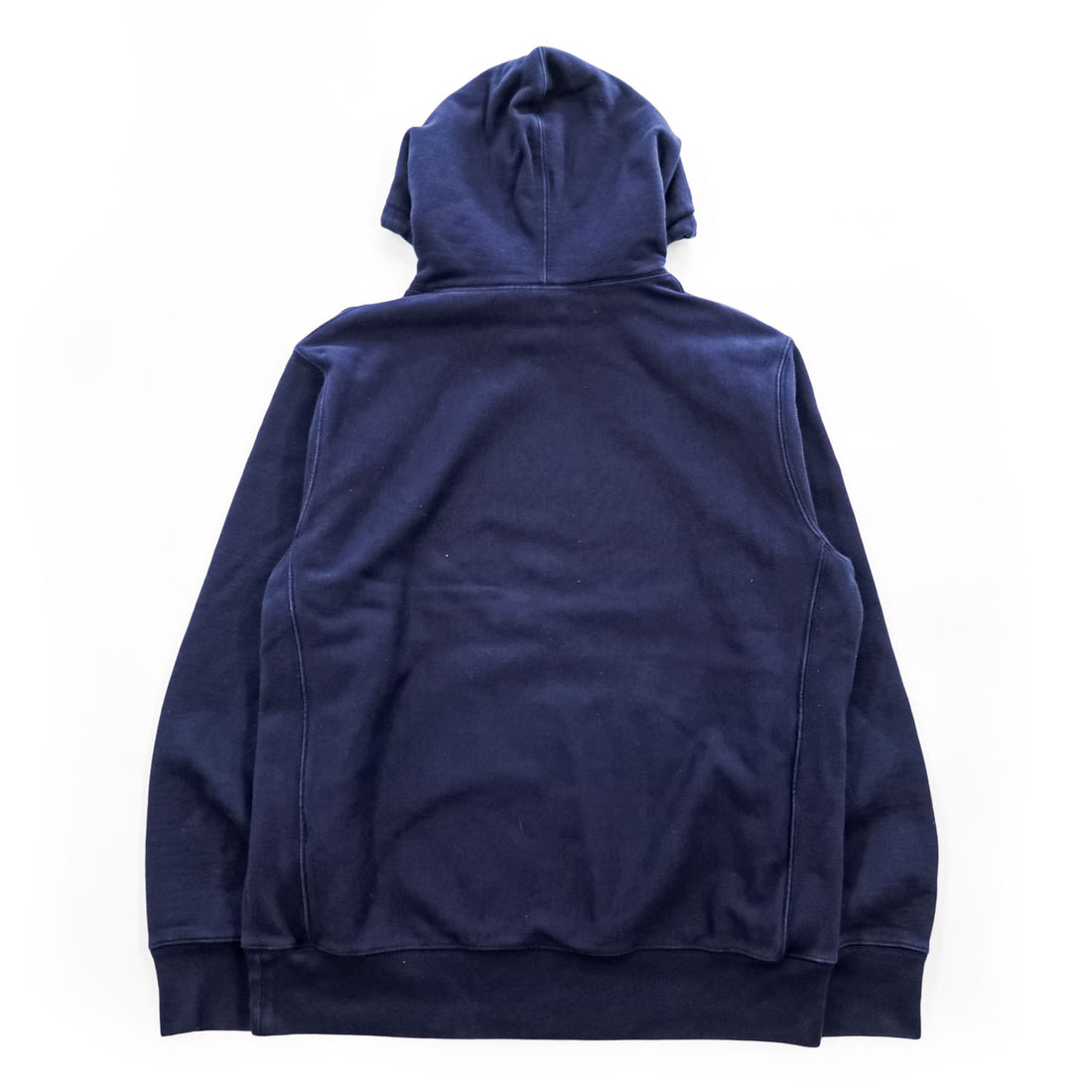 J.CREW プルオーバー パーカー L ネイビー 裏起毛 ヘビーウェイト リバースウィーブ カンガルーポケット BJ353