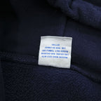 J.CREW プルオーバー パーカー L ネイビー 裏起毛 ヘビーウェイト リバースウィーブ カンガルーポケット BJ353