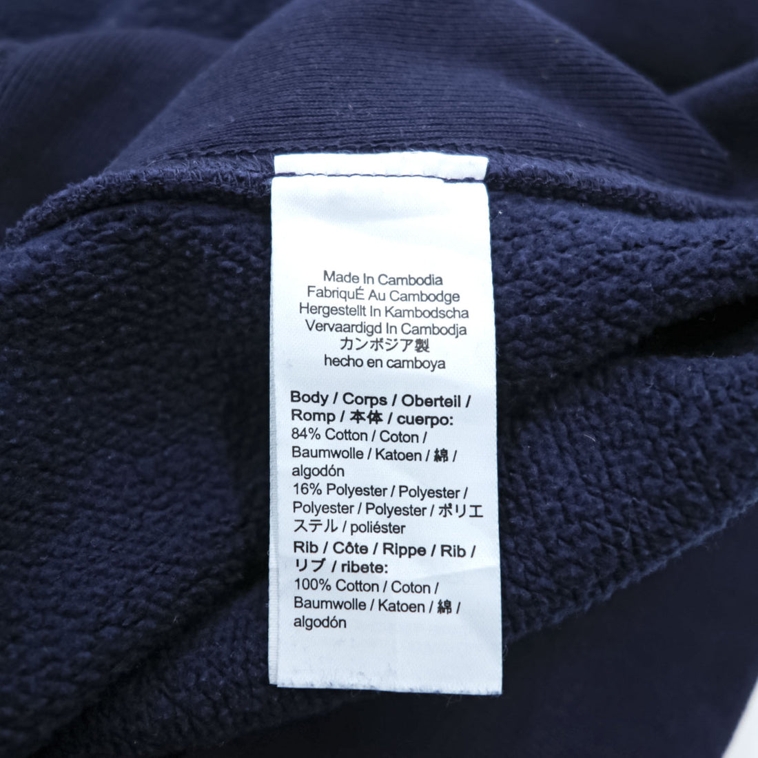 J.CREW プルオーバー パーカー L ネイビー 裏起毛 ヘビーウェイト リバースウィーブ カンガルーポケット BJ353