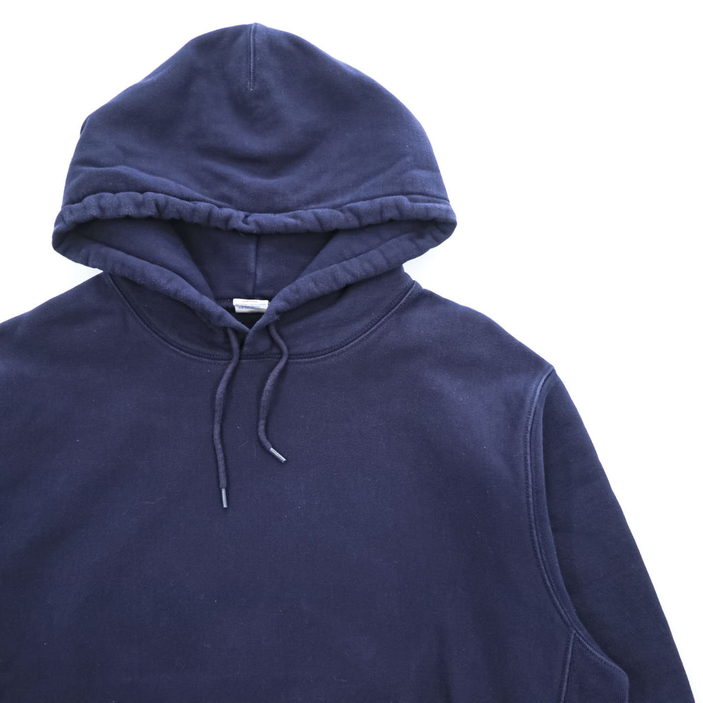 J.CREW プルオーバー パーカー L ネイビー 裏起毛 ヘビーウェイト リバースウィーブ カンガルーポケット BJ353