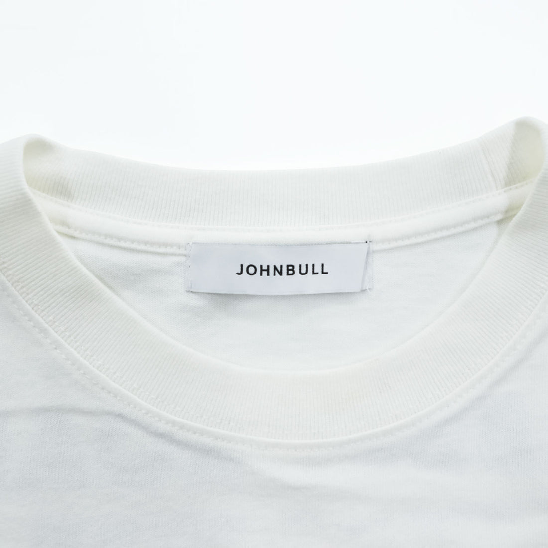 Johnbull 長袖 ロングスリーブ Tシャツ THE BEATLES ビートルズ ABBEY ROAD 両面プリント ロンT ホワイト JT251C01 244-0407