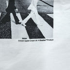 Johnbull 長袖 ロングスリーブ Tシャツ THE BEATLES ビートルズ ABBEY ROAD 両面プリント ロンT ホワイト JT251C01 244-0407