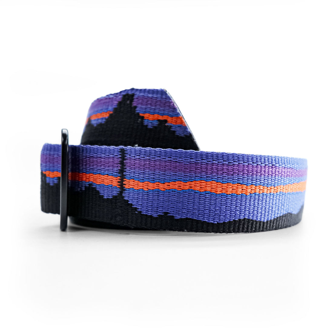 Patagonia フリクションベルト ブラック ブルー アルミニウム バックル
