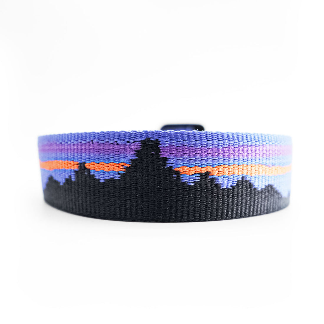 Patagonia フリクションベルト ブラック ブルー アルミニウム バックル