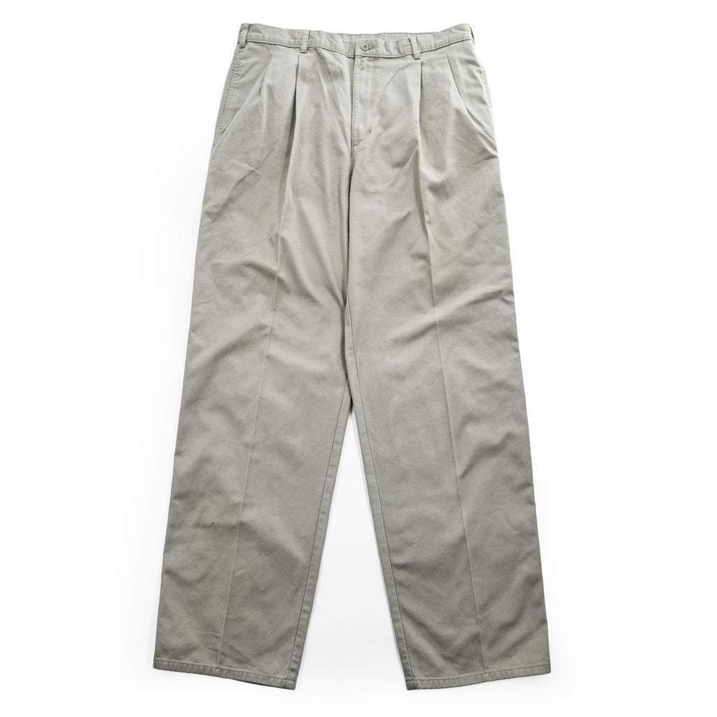 DOCKERS ( Levi's ) 90年代 ヴィンテージ チノパンツ L ベージュ 2タック プリーツ