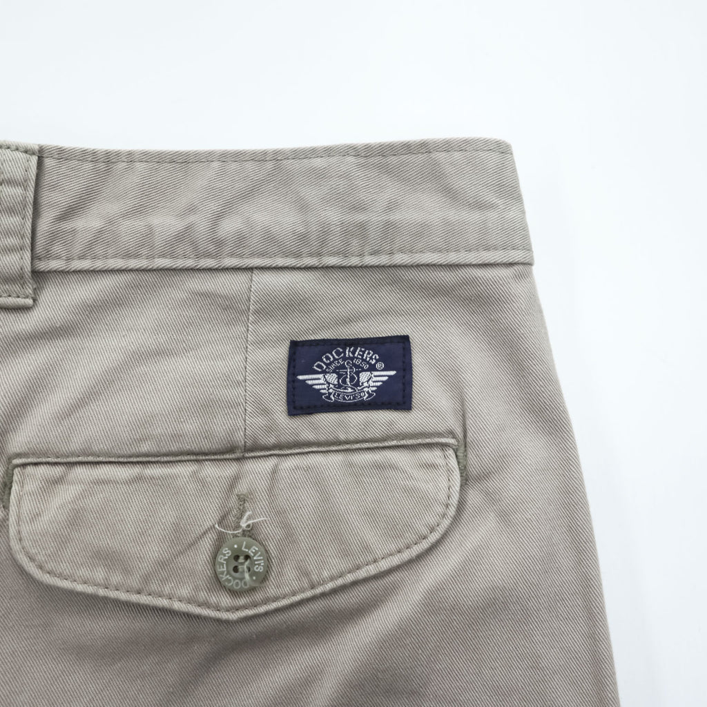 DOCKERS ( Levi's ) 90年代 ヴィンテージ チノパンツ L ベージュ 2タック プリーツ