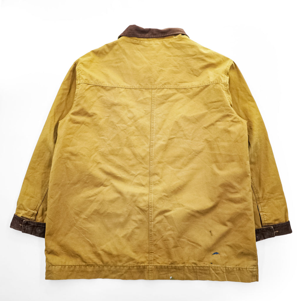 Cabela's 90年代 ヴィンテージ ダック地 ハンティングジャケット XL ブラウン キャンバス チョアコート 襟コーデュロイ